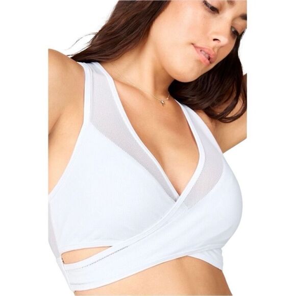 FABLETICS FAYE MEDIUM IMPACT SPORTS BRA II White XXL - Picture 7 of 9